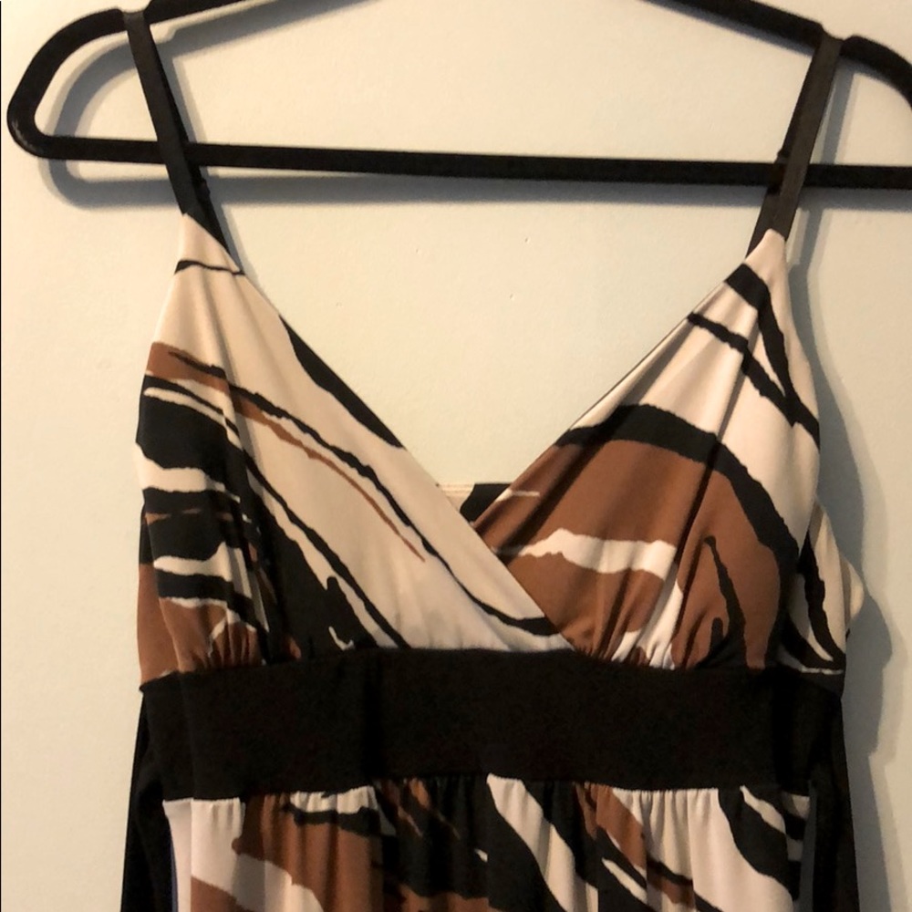 Lilly animal print maxi dress. Large